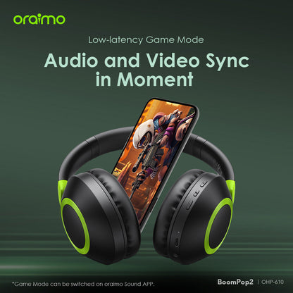 Oraimo BoomPop 2 – 60h Battery, Bass Boost, ENC Mic & Dual Connection