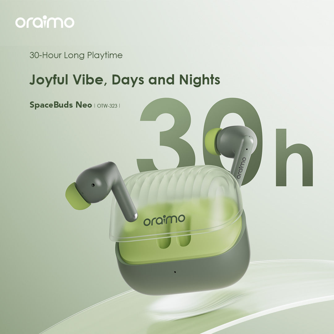 Oraimo SpaceBuds Neo – BT 5.4, 30h Battery & ENC