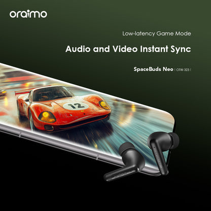 Oraimo SpaceBuds Neo – BT 5.4, 30h Battery & ENC