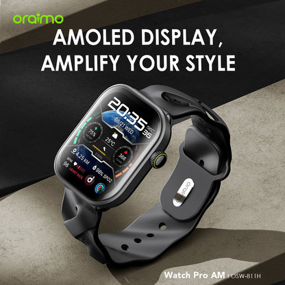 Watch Pro AM – 1.85" AMOLED, Bluetooth Calls, 14-Day Battery