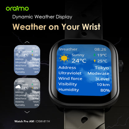 Watch Pro AM – 1.85" AMOLED, Bluetooth Calls, 14-Day Battery