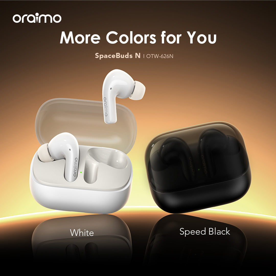 Oraimo SpaceBuds N – ANC, 38h Battery & Multi-Device Pairing