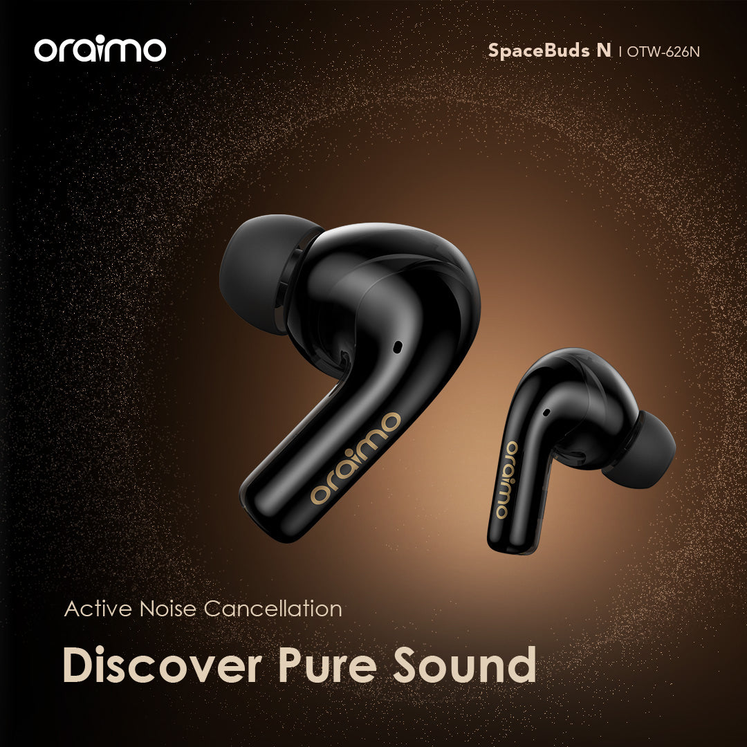 Oraimo SpaceBuds N – ANC, 38h Battery & Multi-Device Pairing
