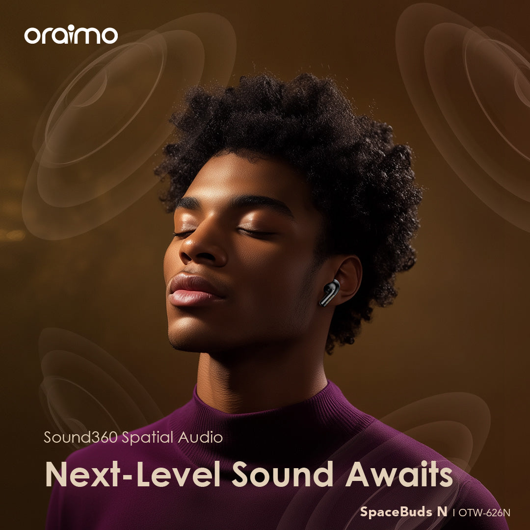 Oraimo SpaceBuds N – ANC, 38h Battery & Multi-Device Pairing