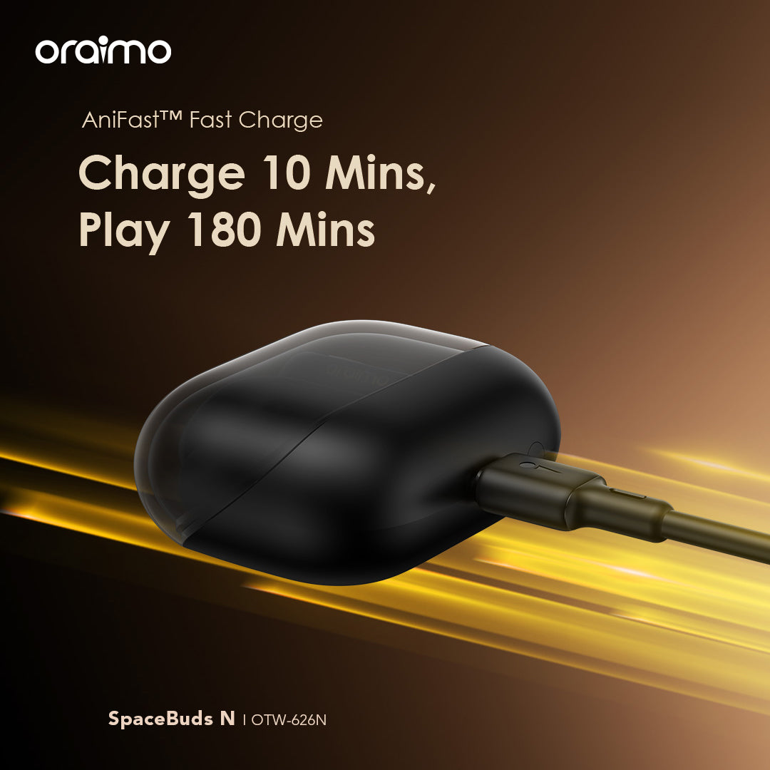Oraimo SpaceBuds N – ANC, 38h Battery & Multi-Device Pairing