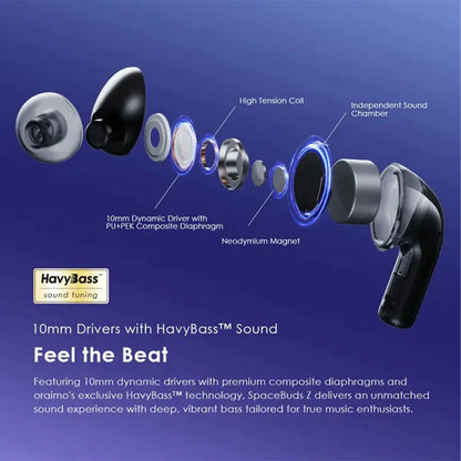 Oraimo SpaceBuds Z OTW-625 ANC Earbuds