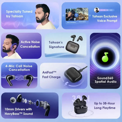 Oraimo SpaceBuds Z OTW-625 ANC Earbuds
