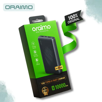 Oraimo Toast 15 Flash OPB-1100 Power Bank, 10000mAh, 15W