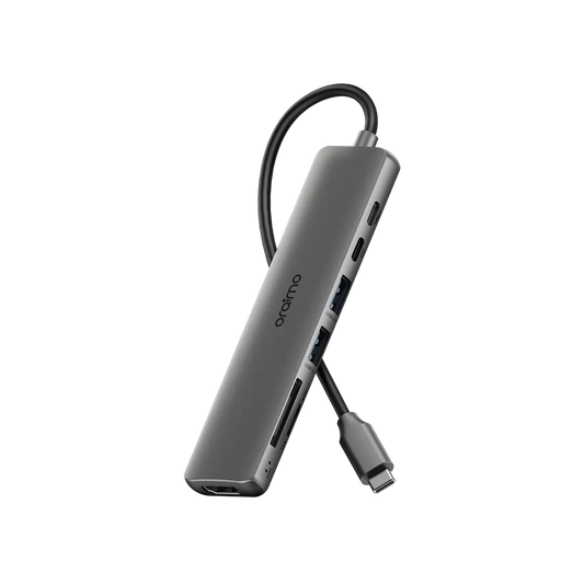 Oraimo PowerTrans Hub USB-C 7 in 1 Multifunctional Adapter Docking Station
