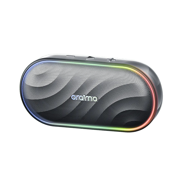 Oraimo SpaceBox – Bluetooth Speaker with Bass Boost, LED Light & 30h Battery