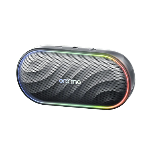 Oraimo SpaceBox – Bluetooth Speaker with Bass Boost, LED Light & 30h Battery