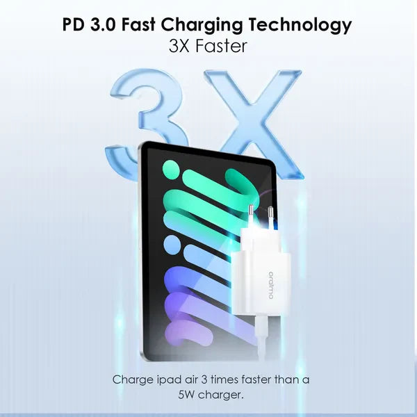 Oraimo PowerCube 20 OCW-E106S-CC54 – Chargeur USB Type-C 20W Compact & Rapide