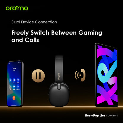 Oraimo BoomPop Lite – 65h Battery, ENC Mic & Gaming Mode