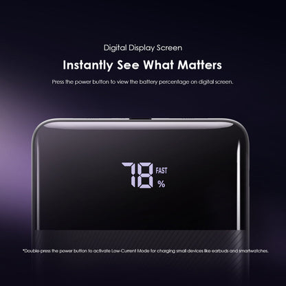 Oraimo Toast 22.5 – 10.000mAh  with 22.5W Fast Charging & LED Display