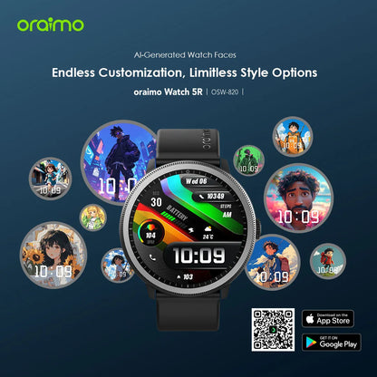 Watch 5R – 1.43" AMOLED Bluetooth Calls & 100+ Sport Modes