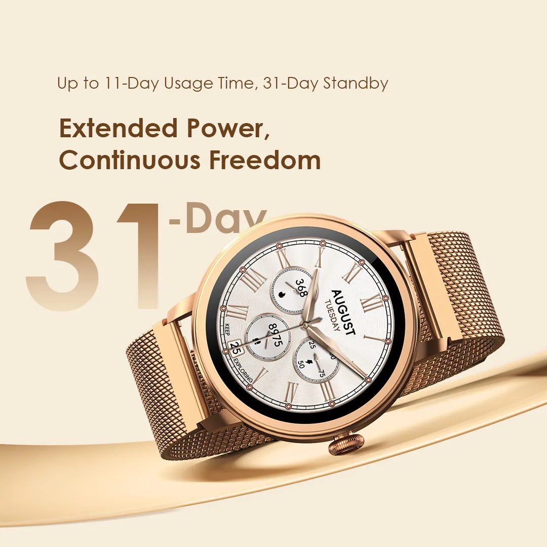 Watch Muse – 1.32" AMOLED  Health Tracking, 120 Sports Modes, 7-Day Battery, IP68 Waterproof