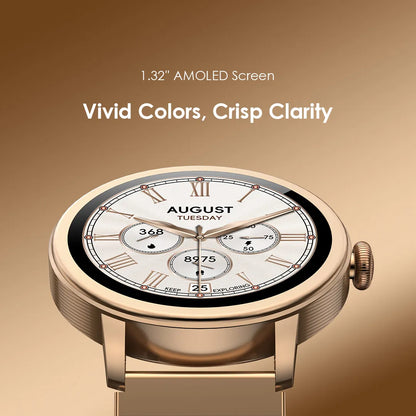 Watch Muse – 1.32" AMOLED  Health Tracking, 120 Sports Modes, 7-Day Battery, IP68 Waterproof