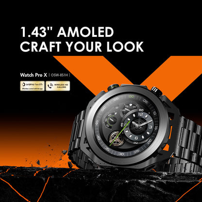 Watch Pro X – 1.43" AMOLED, 30-Day Battery & Premium Craft Design