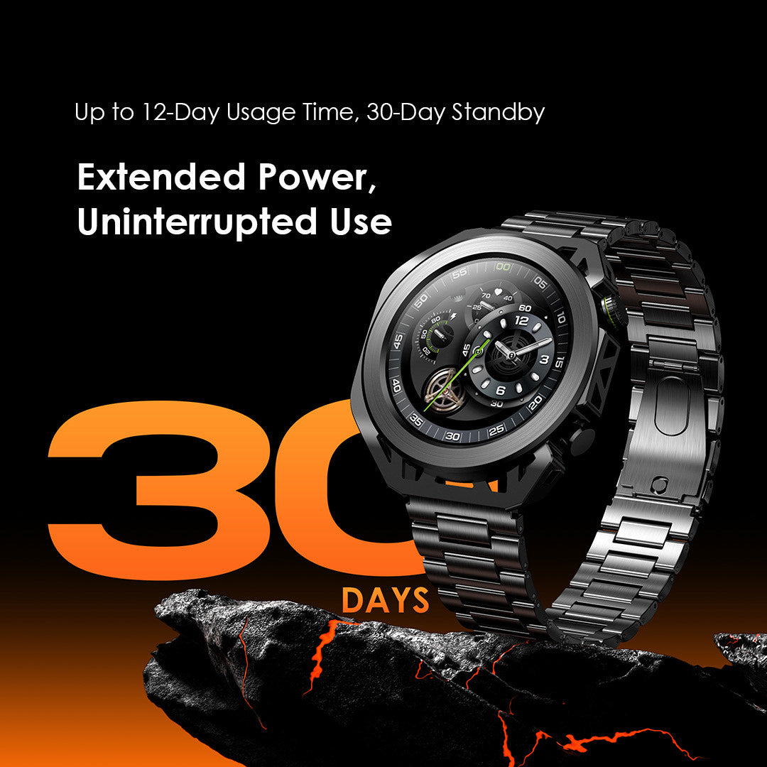 Watch Pro X – 1.43" AMOLED, 30-Day Battery & Premium Craft Design